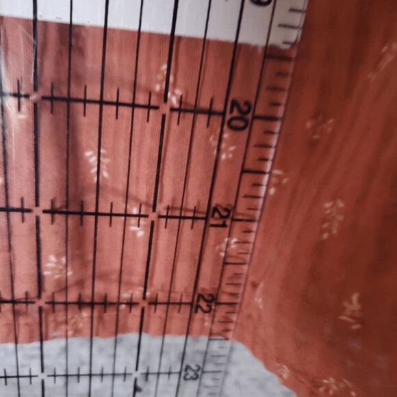 NWT Madewell Women's Bubble-Sleeve Smocked Peplum Top in Berry Stems 14 - Picture 7 of 7